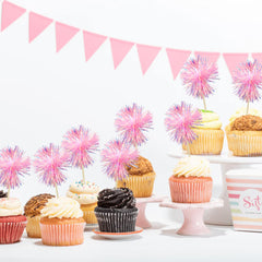 Gyufise cupcake toppers with music theme for stylish celebration.