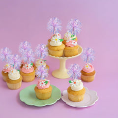 Gyufise music-theme cupcake toppers brighten birthday treats with style.