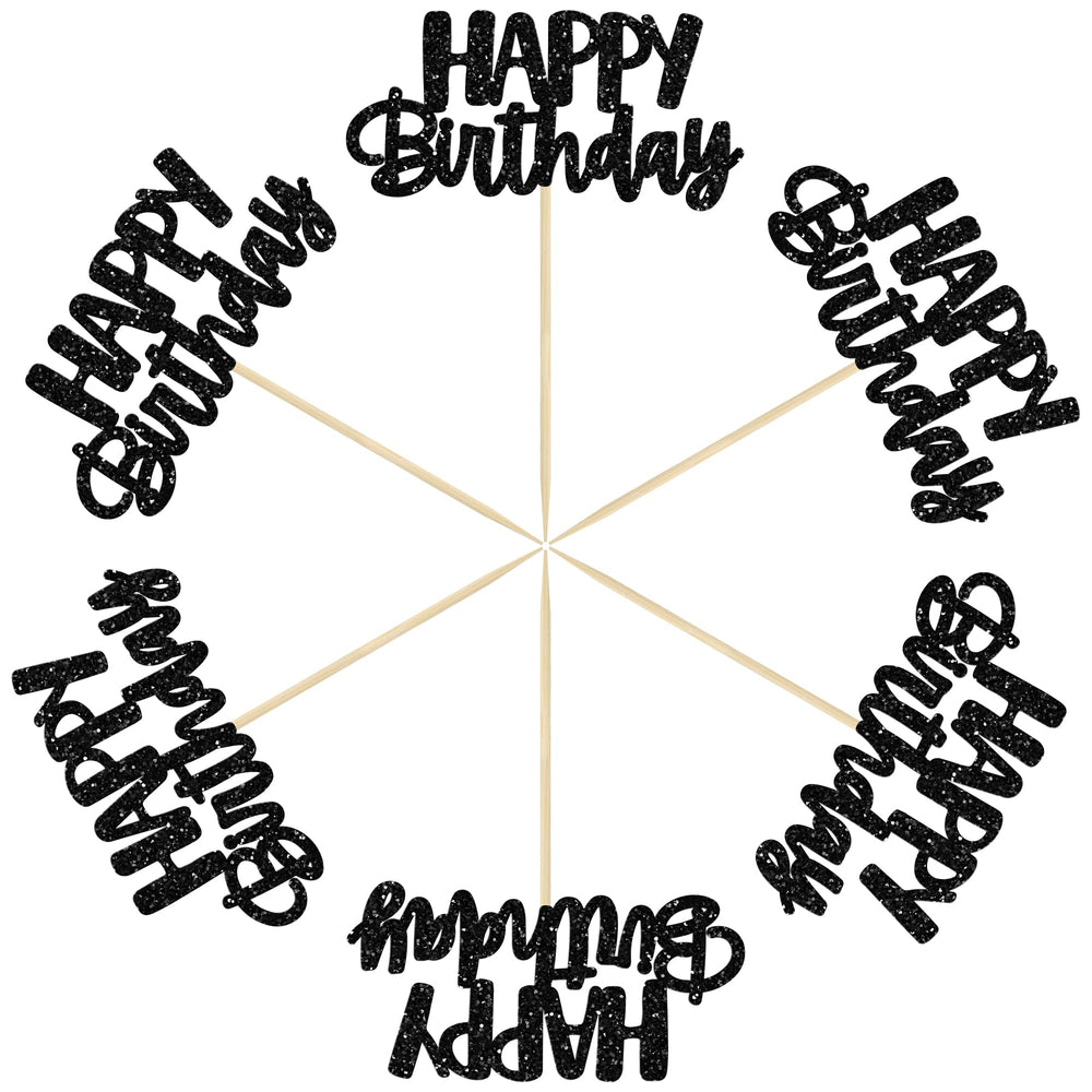 Gyufise paper cake topper with toothpick keeps decorations secure.