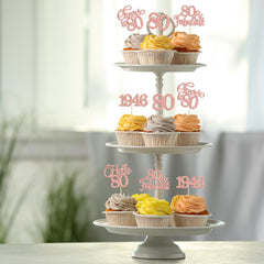 Gyufise toppers made from premium card stock with food-grade toothpicks for safe decorating.