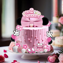 GZDUCK Oh Twodles cupcake toppers set simplifies cake decorating