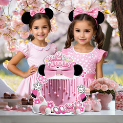 GZDUCK Oh Twodles pink bow adds a cute finishing touch