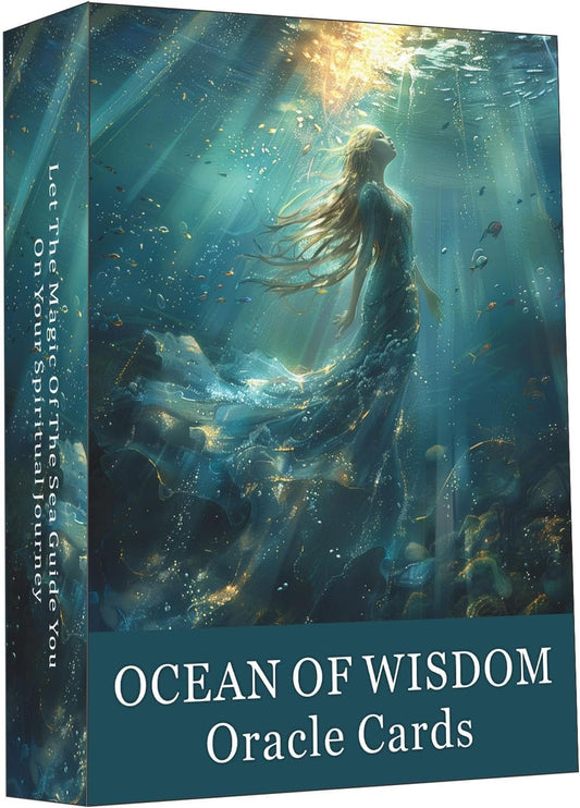 GZSYXHJYXGS Ocean of Wisdom Card front with calm ocean imagery for daily guidance