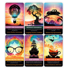 GZXINKE Inner Healing Oracle Deck illustrated guidance for emotional balance and resilient self-care.