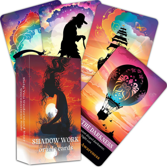 GZXINKE Shadow Work Deck 56 cards for personal insight and inner exploration in daily reflection.