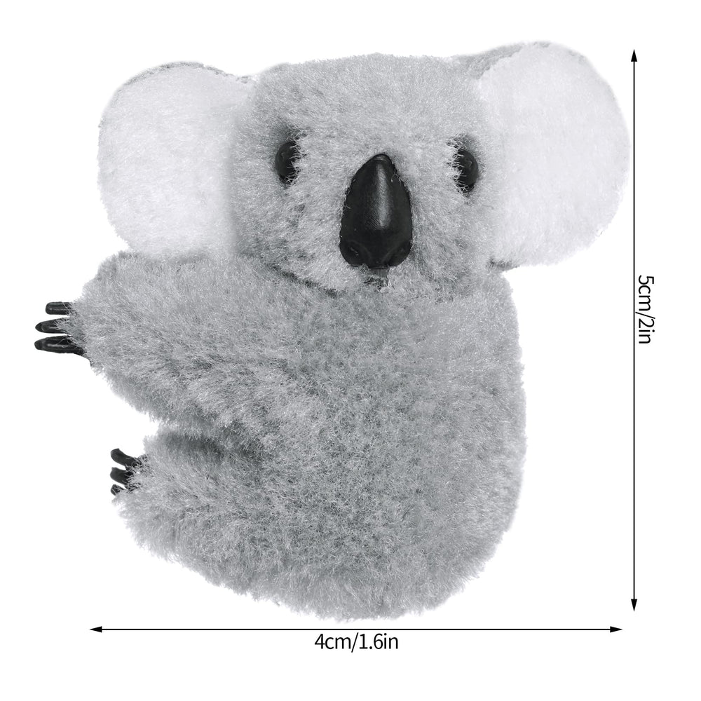 Haakong koala clip toppers sized 2.4 by 2.8 inches for easy attachment.