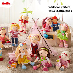 HABA Annelie doll plush toy for toddlers 18 months and up.