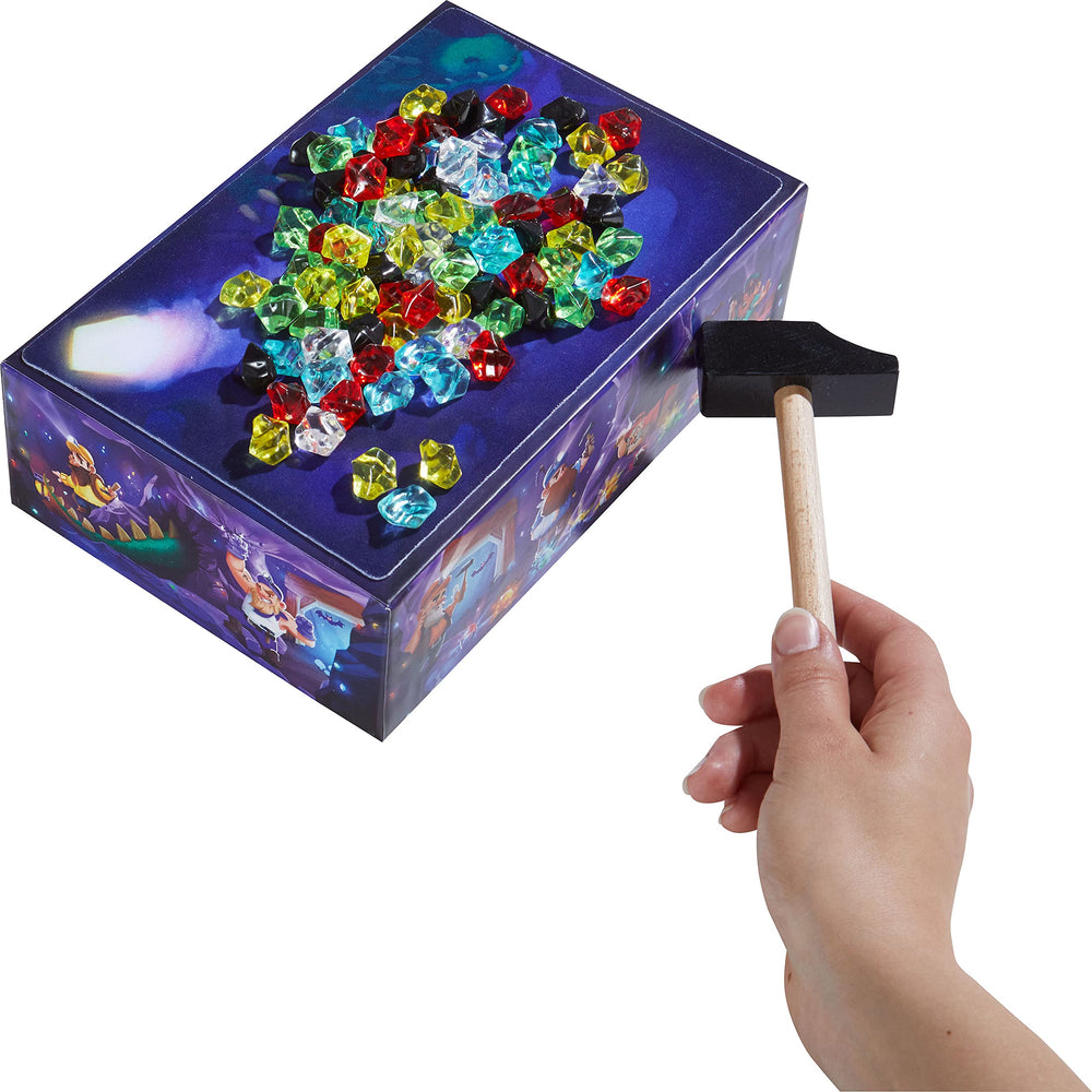 HABA Hammer Time four carts organize gems during play