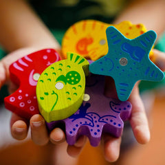 HABA Here Fishy Fishy toddler playing to practice taking turns