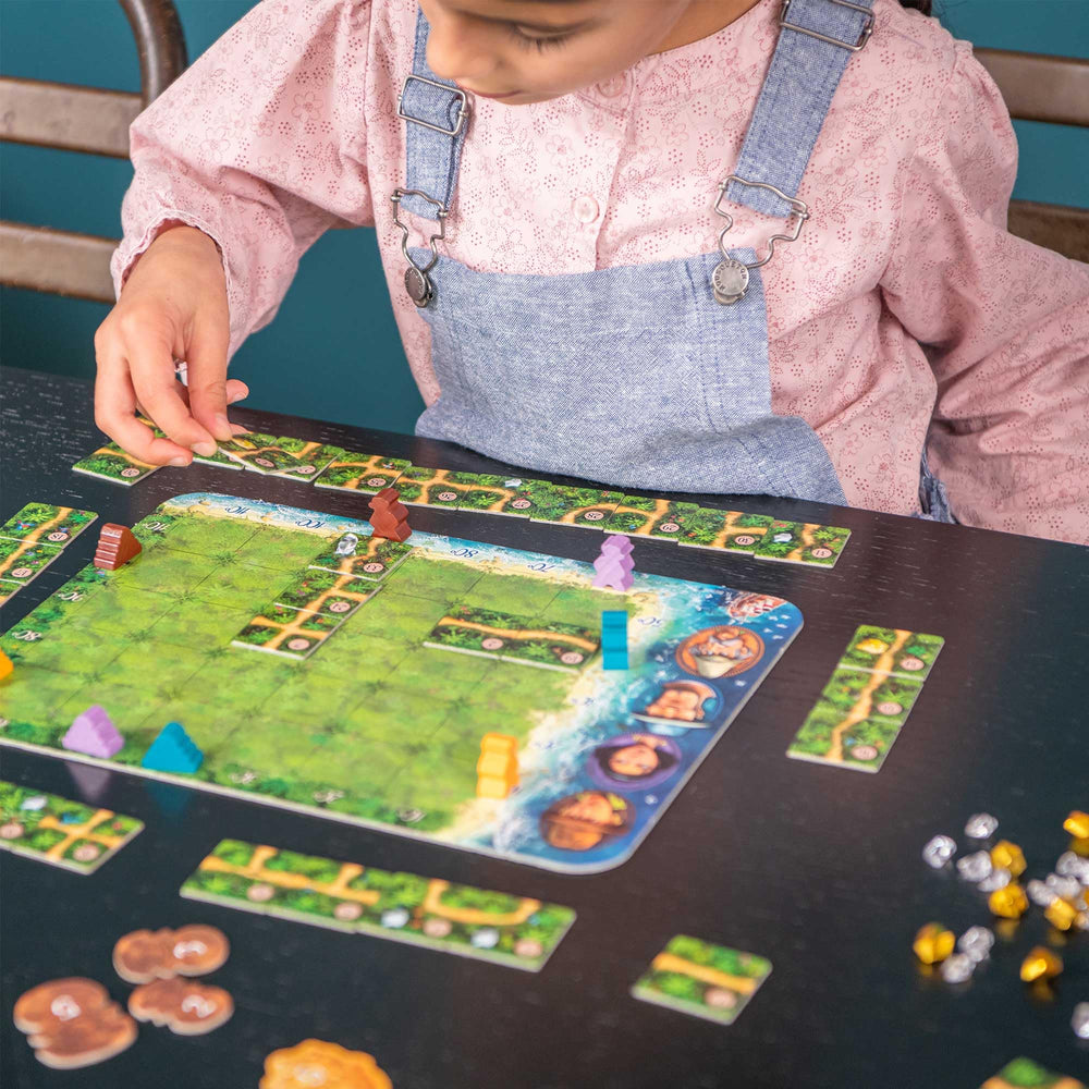 HABA Karuba adventurers figures illustrating choice and strategy.