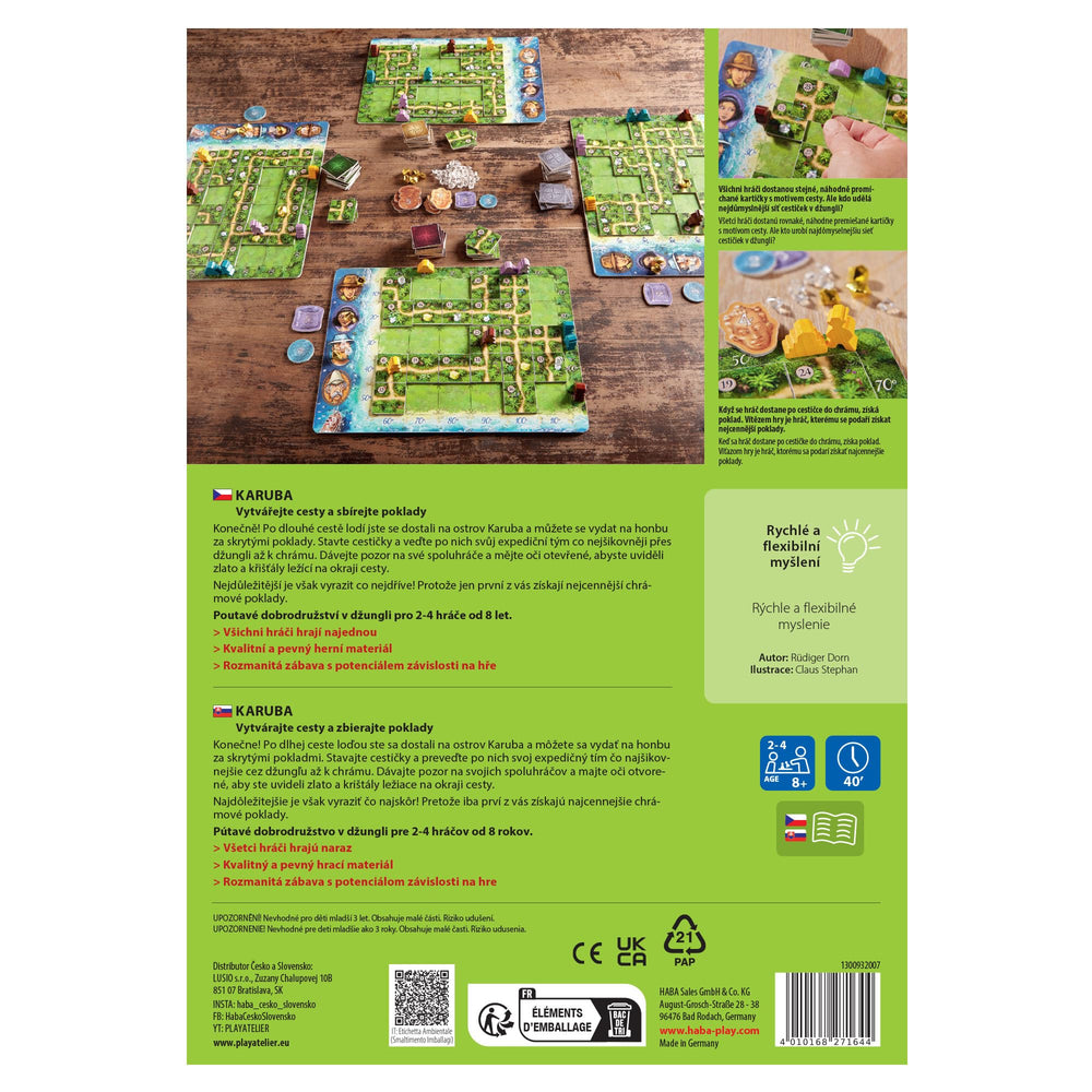 HABA Karuba family game night suited for players of different ages.
