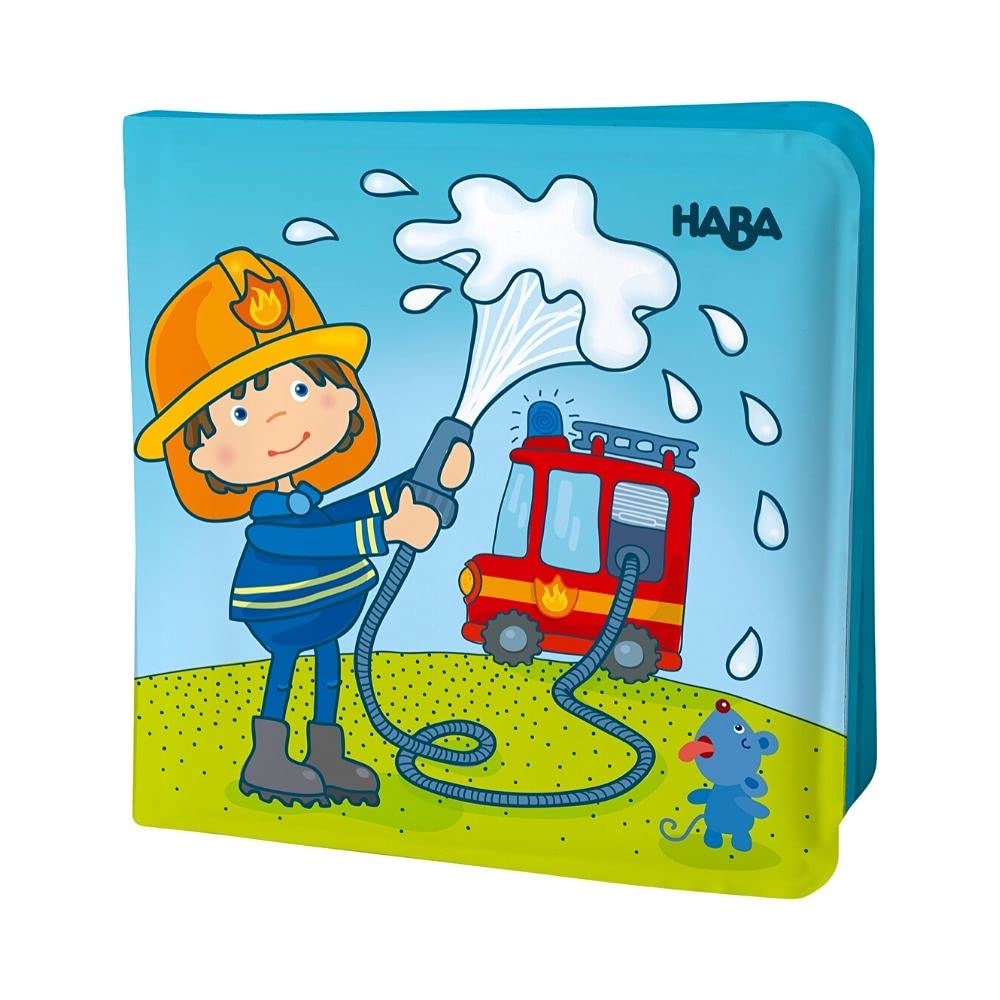 HABA Magic Color Changing Bath Book promotes repeatable play as colors appear and fade