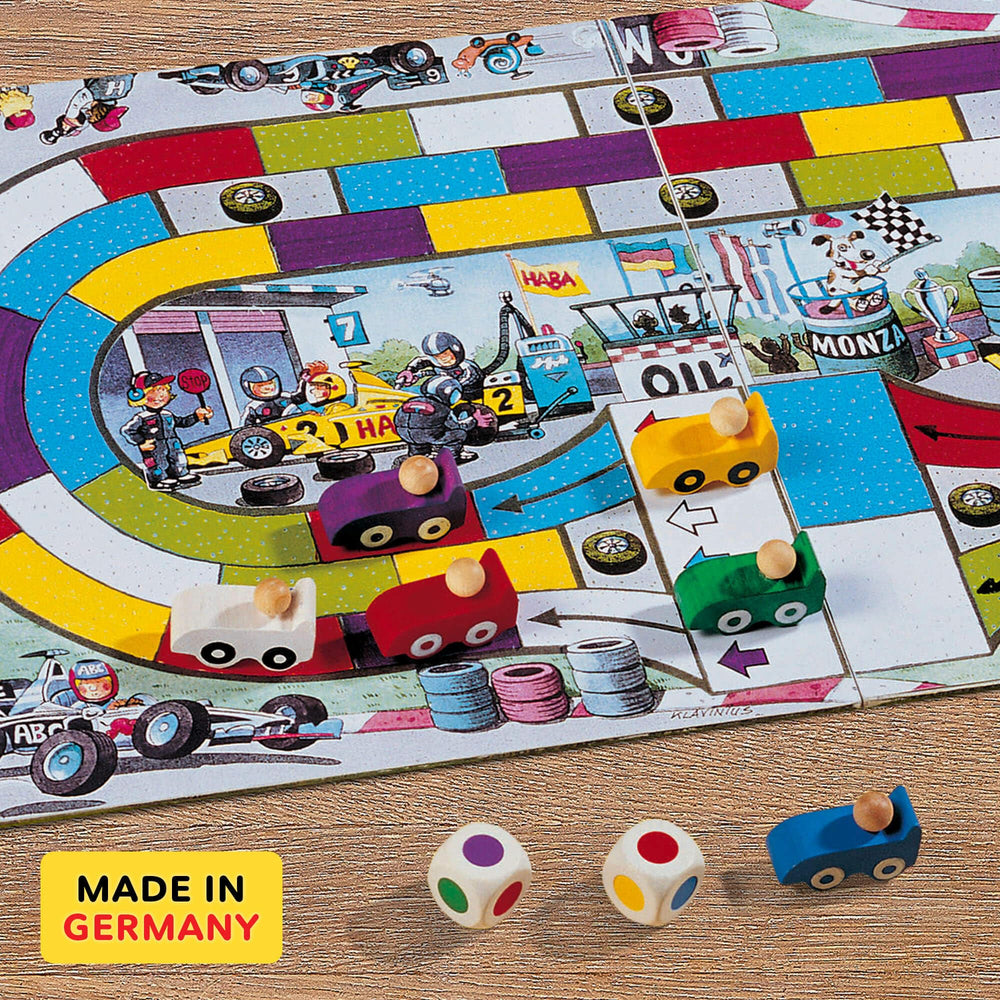 HABA Monza compact play enabling quick 5-10 minute sessions.
