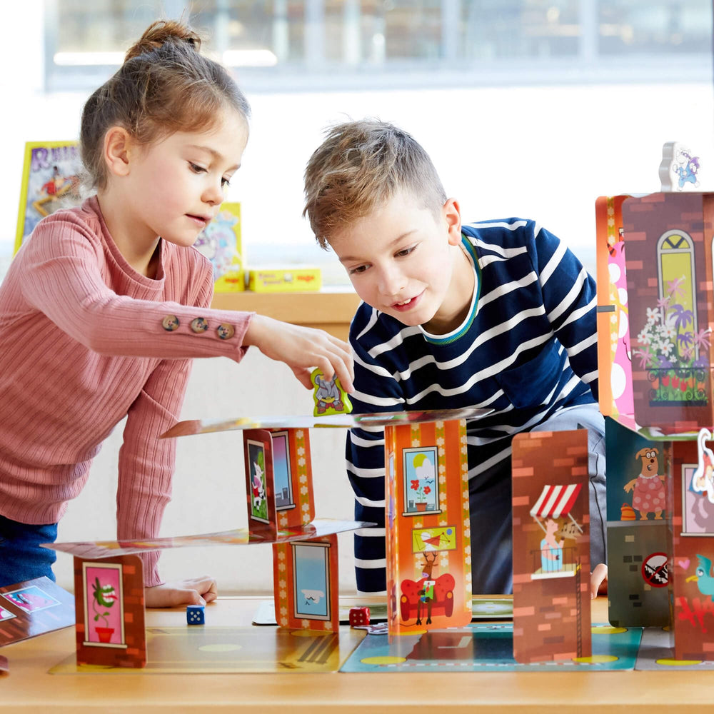 HABA Rhino Hero Super Battle German-craftsmanship signals durability and trusted quality