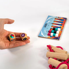 Hachette Nekojima wooden pieces emphasize tactile, satisfying tower building moments.
