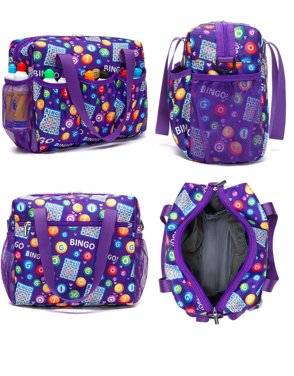 Versatile design doubles as a makeup bag or craft organizer