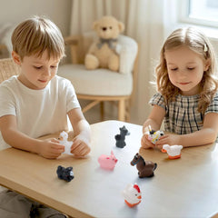 HAFTIK donkey toy boosts storytelling and fine motor coordination during playtime.