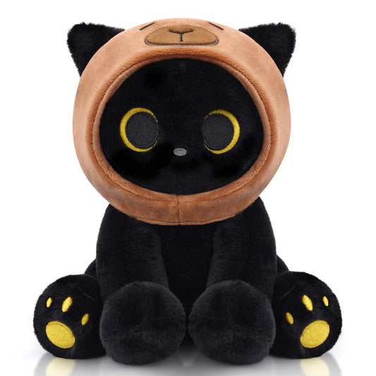 Hagusahuo Capybara Plush head cover on toy, for imaginative play.