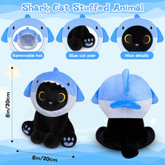 Hagusahuo removable blue shark hood adds playful costume moments and imagination