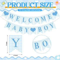 Hahafelt versatile baby shower decor for mantels, walls, or outdoors