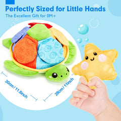 Hahaland crinkle flap feature boosts sensory exploration during playtime