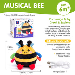 Hahaland gift-ready bee toy is ideal for birthdays and holidays.
