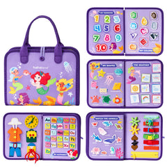 Hahaland Busy Board gift-ready packaging makes a thoughtful toddler gift.