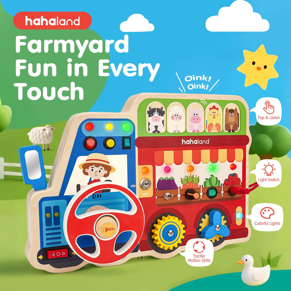 hahaland Busy Board traffic switch and indicators for early logic