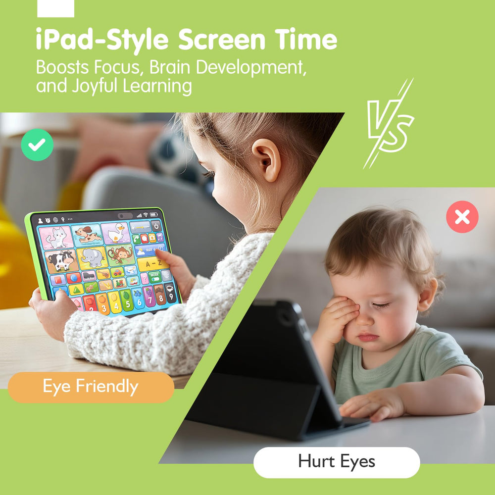 Hahaland tablet colors module enhances color recognition during play.