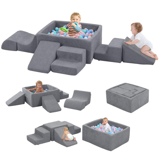 HAHASOLE foam climbing blocks for toddlers promote coordinated play and safe exploration.