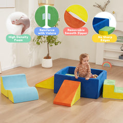 HAHASOLE two-tier stairs enabling stepping up and down during play