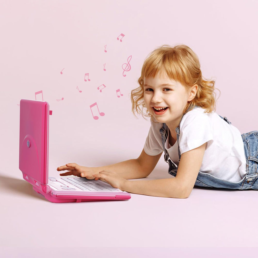 HAIOUMM Kids laptop keyboard practice strengthens typing and focus.