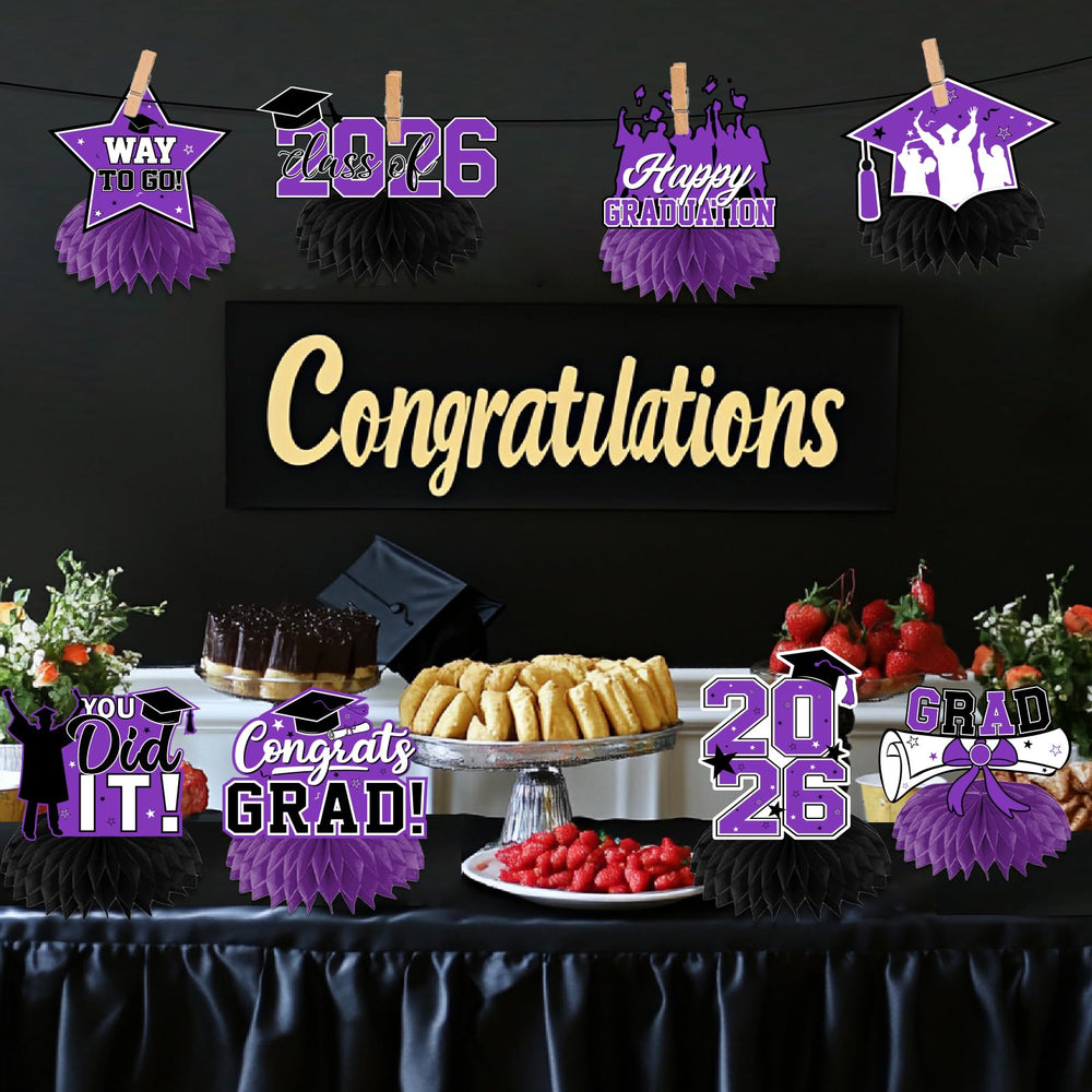 HAKOTI diploma and bachelor cap accent adds festive flair to graduation tables