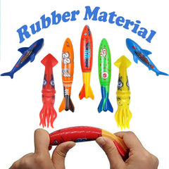 Haktoys pool diving torpedo set swim training sinker promotes confident water skills.