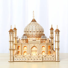 Hallisun Taj Mahal puzzle fosters relaxed family time and conversation.