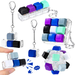 Halloscume five-piece keyboard fidget clicker set for desk relief