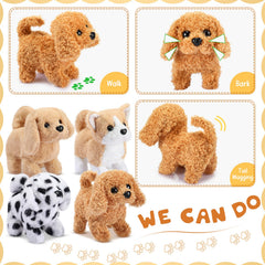 Halloscume Corgi dog toy in motion encouraging active kids’ play.