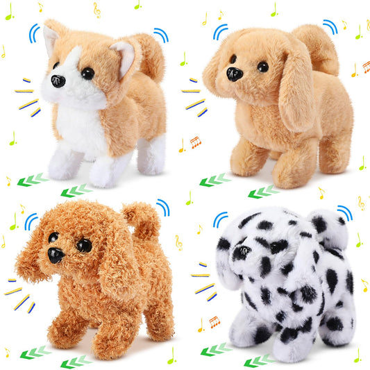 Halloscume Dalmatian dog toy in motion for imaginative play and companionship.