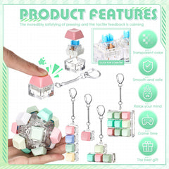 Halloscume bottle-style fidget keychain ready for portability.