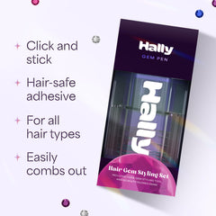 Hally Hair Gem Pen refill: quick gem-stack swap keeps styling uninterrupted