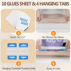 HALLYBEE puzzle table ideal gift for puzzle enthusiasts.
