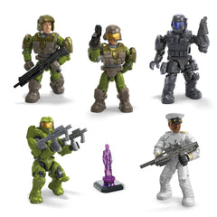Halo buildable figures 339 pieces assembly, building play possibilities.