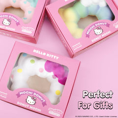Hamee Hello Kitty Mochi Donut keychain, durable attachment for bags and zippers