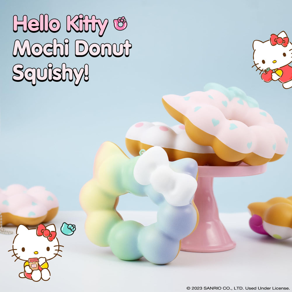 Hamee Hello Kitty Mochi Donut keychain pink, great party favor option