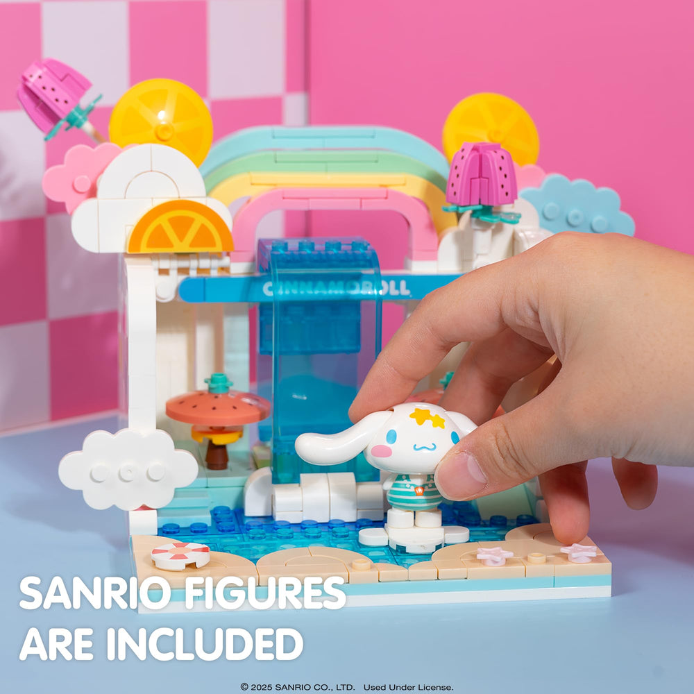 Hamee Sanrio Summer Wunderland water slides—interactive elements invite hands-on play