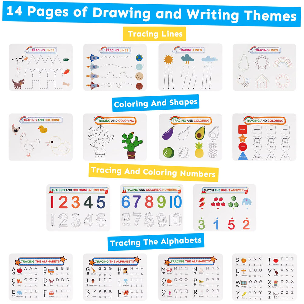 HAN-MM Busy Book numbers and letters page to build early literacy.