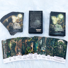 Han Yu Bowen 54-card deck size image highlights compact, portable meditative use.