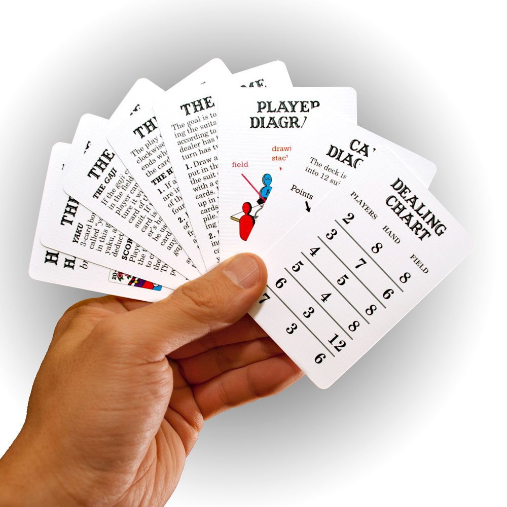 Hanafuda Hawaii Style XL stacks image showing organized setup for smooth rounds.