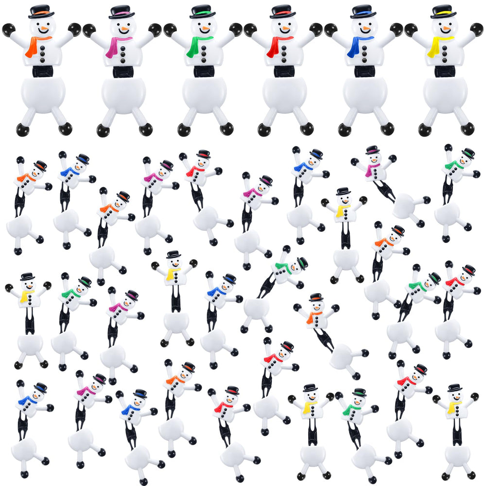 Hanaive Christmas snowman sticky climber pack, perfect as festive party favors.