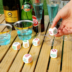 Hanaive drinking dice gift-ready packaging for celebrations